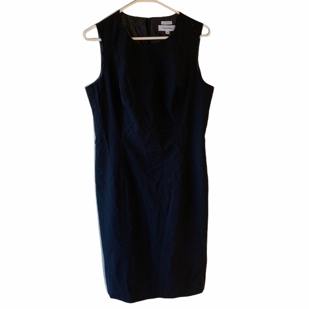 Calvin Klein | Stretch Black Sleeveless Dress | 10